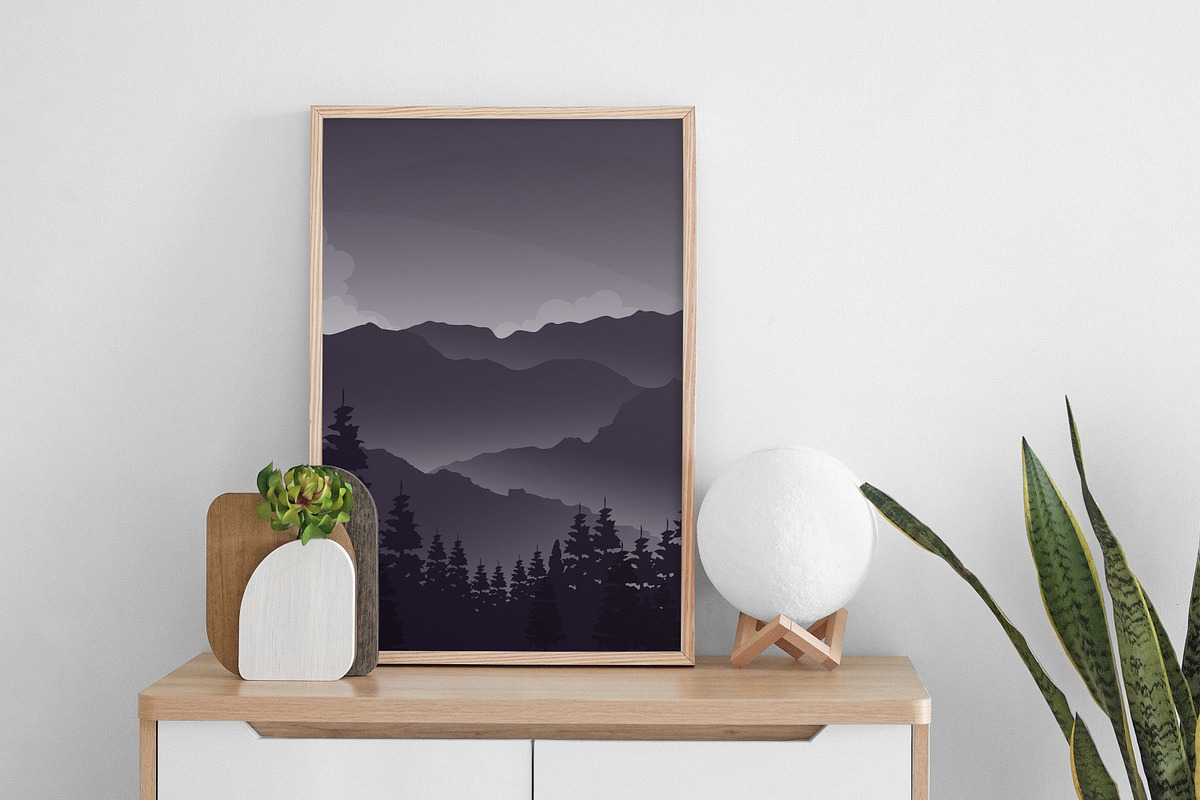 Mountain Landscape, a Texture Illustration by Digital Studio (Photo 7 of 9)