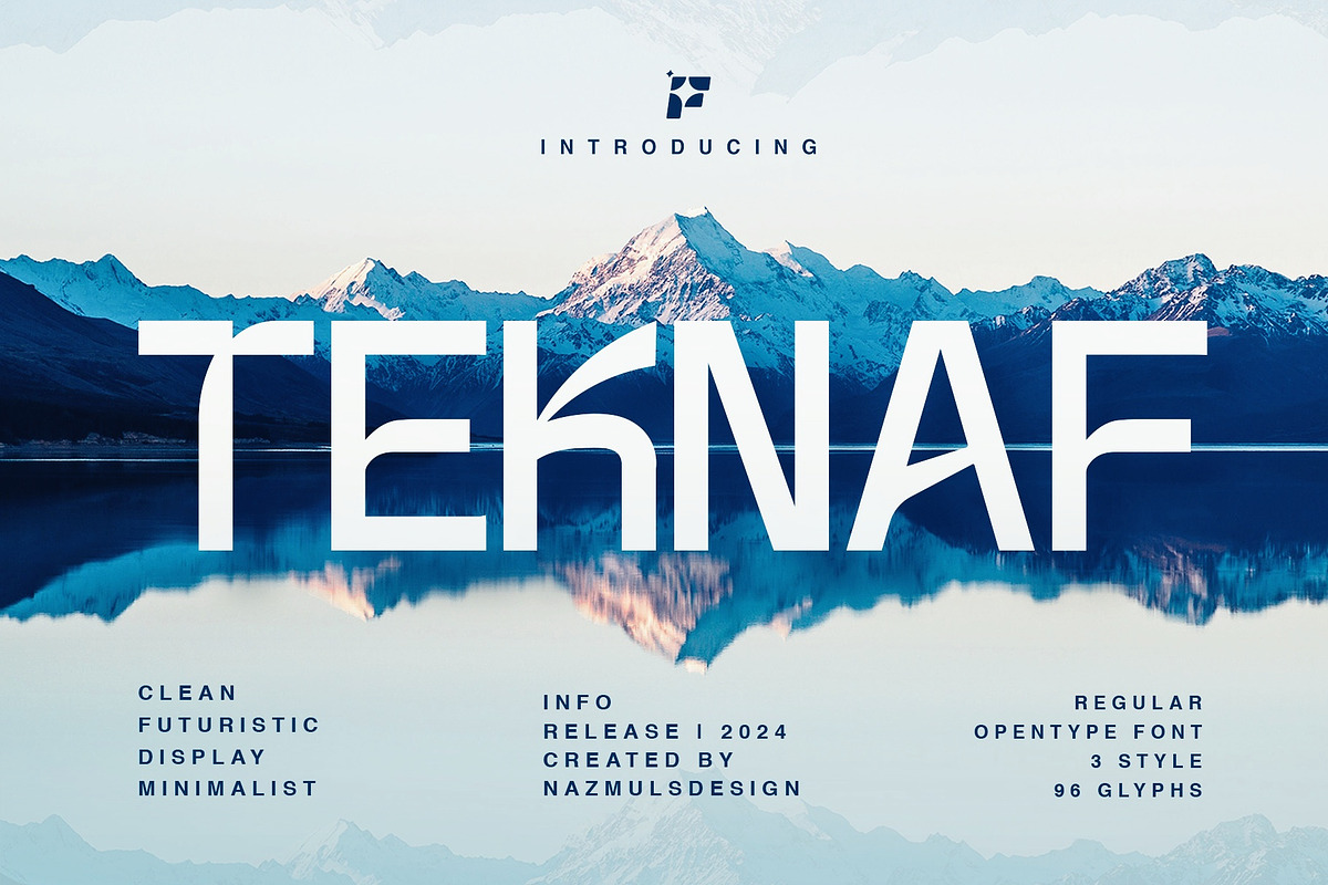 TEKNAF | Sans Serif Typeface, a Sans Serif Font by NazmulsDesign (Photo 1 of 11)