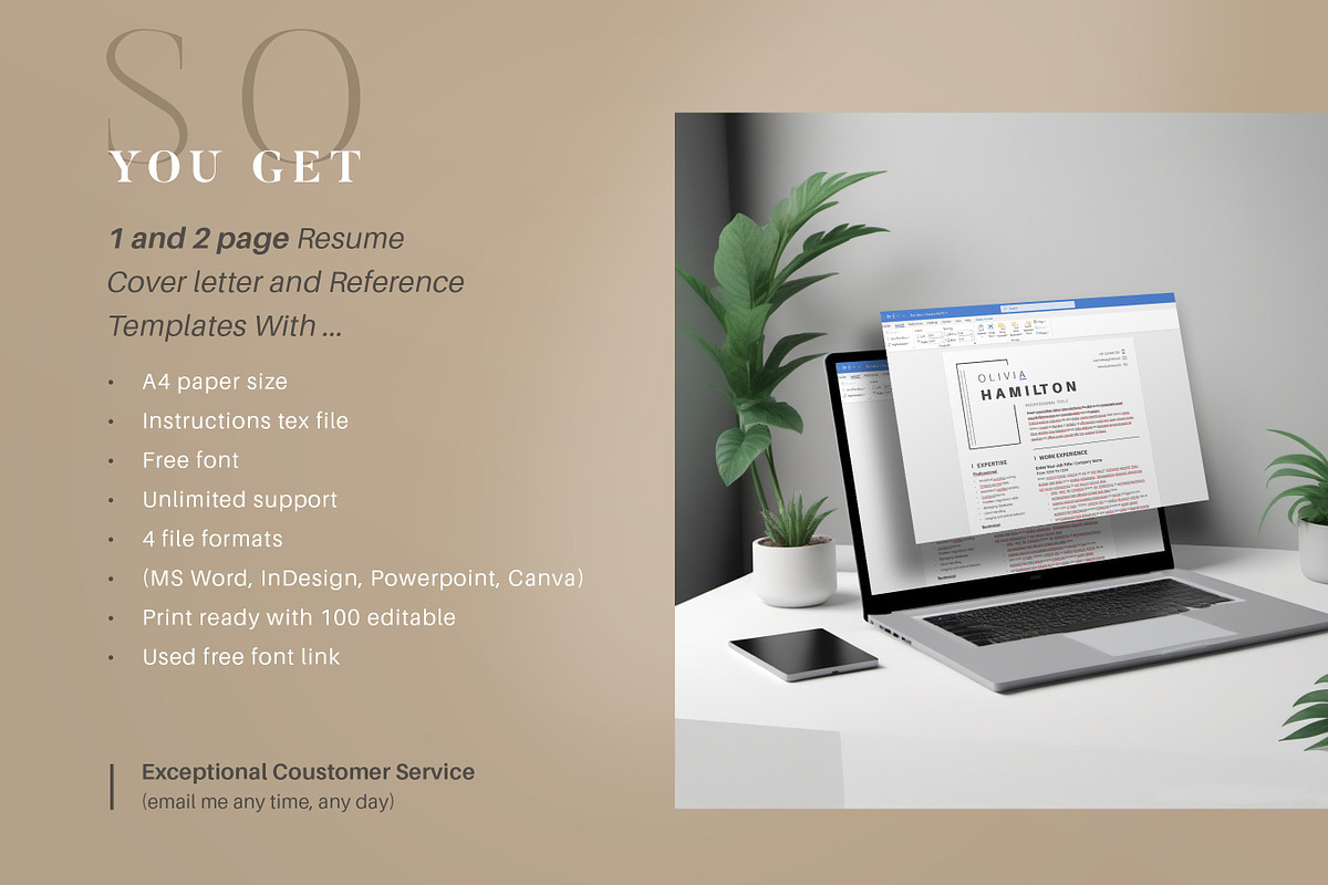 ATS Compatible Resume Template, a Resume Template by Niofix (Photo 6 of 7)