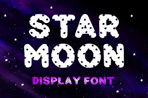 Star Moon, a Handwritten Font by Fourteen Letter