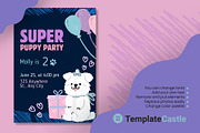 Adorable Super Puppy Party, a Design Template by TemplateCastleStore (Thumbnail 3 of 3)