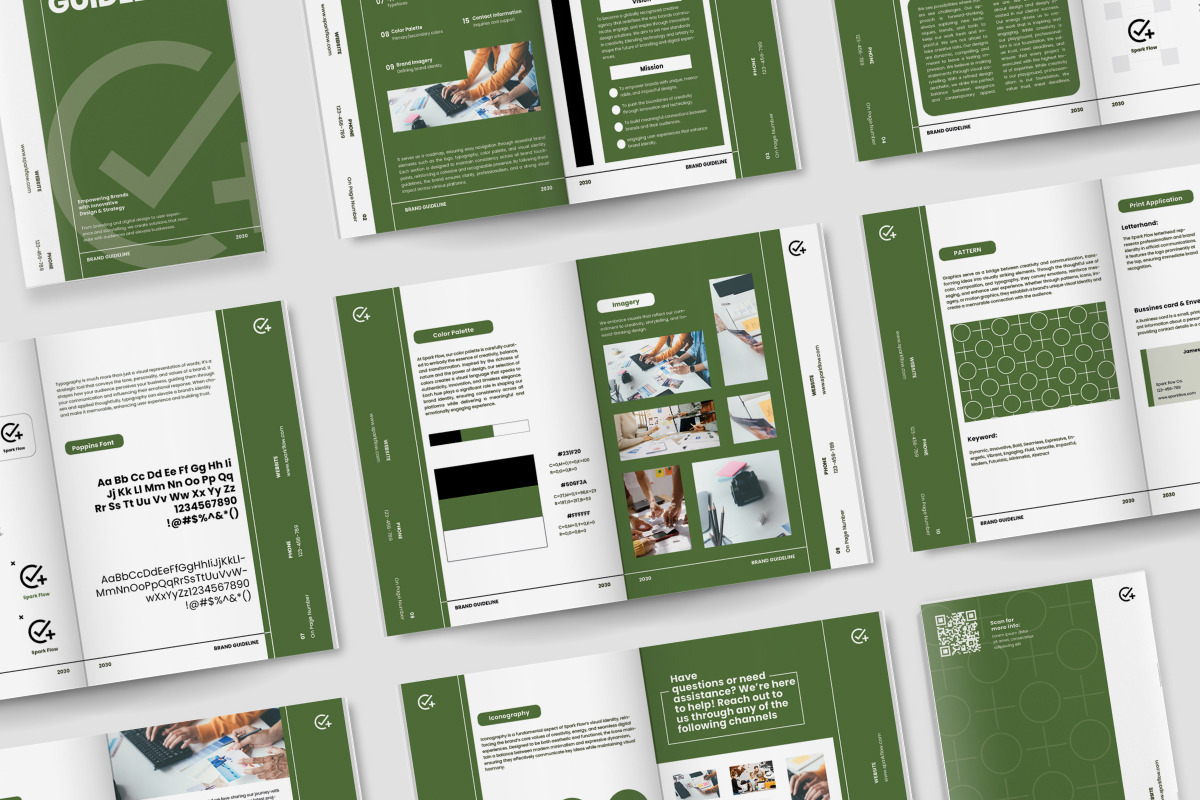 Branding Guide for Creative Agency, a Branding & Logo Template by twinstd (Photo 5 of 6)