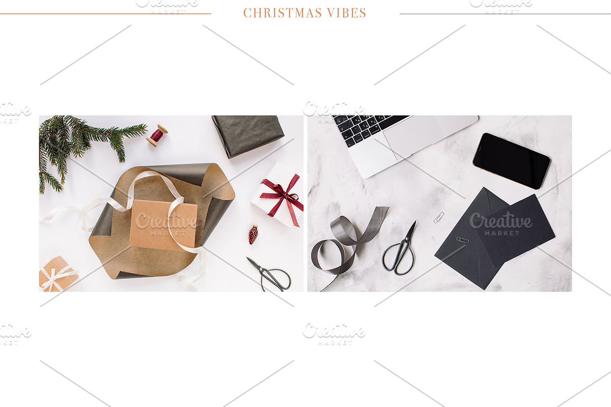 Christmas Vibes#2 | 16 Styled Photos, a Holiday Photo by Nina Stock Photos (Photo 7 of 8)