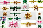 99 Gift bows, a Holiday Photo by Handmadefont (Thumbnail 4 of 14)