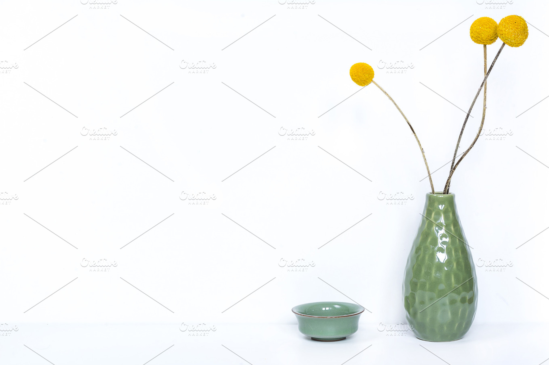 Spring composition with craspedia, an Arts & Entertainment Photo by Sound of Color