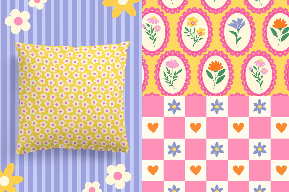 50 Summer seamless patterns, a Pattern Graphic by EltaMaxArt (Photo 10 of 12)