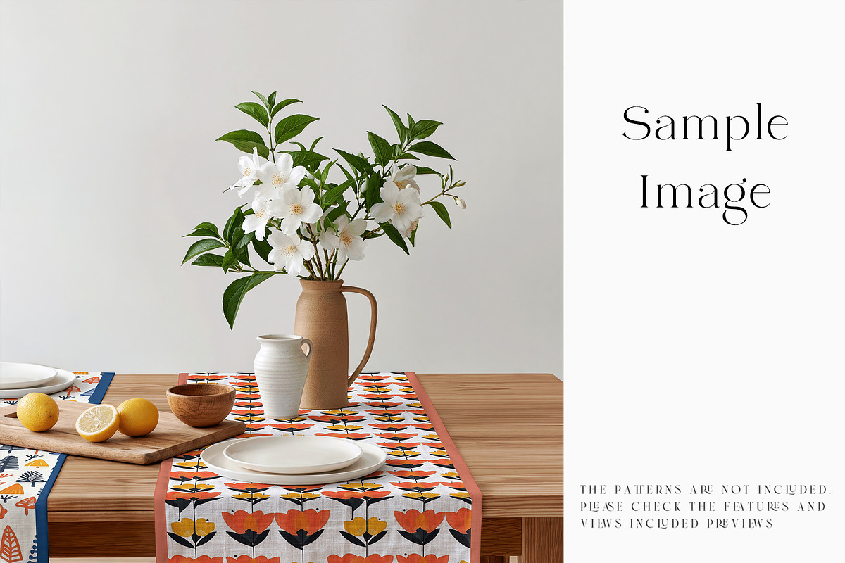 Table Runner Mockups, a Household Mockup by mock-ups (Photo 7 of 20)