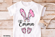 Kids Easter Monogram Bunny, a Decorative Illustration by Ink Gallery (Thumbnail 3 of 3)