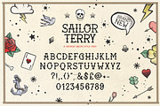 Sailor Terry Font, a Serif Font by Lollipop Hand Drawn (Thumbnail 5 of 7)