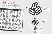Virus Line Icons Set, an Outline Icon by Voysla's Shop (Thumbnail 3 of 4)