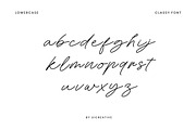 Amandine Monoline Handwritten Font, a Handwritten Font by UICreative (Thumbnail 12 of 13)