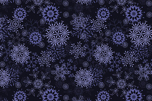 Seamless Snowflakes