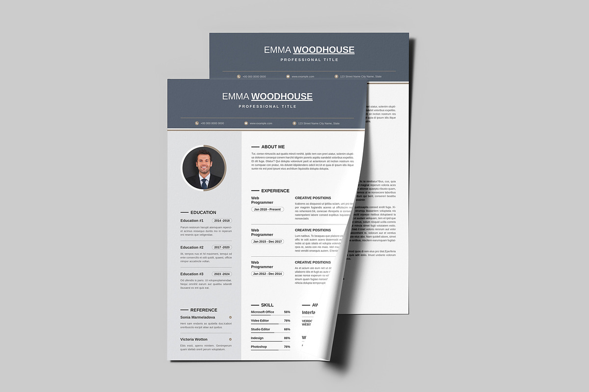 Resume/CV, a Resume Template by PixelStudio (Photo 3 of 4)