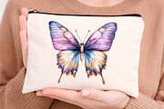 watercolor glitter butterfly clipart, an Illustration by GatewayDesign (Thumbnail 5 of 9)