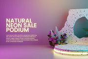 3D NEON PODIUM PRODUCT DISPLAY, a Templates & Theme by Font De Rico (Thumbnail 2 of 9)