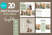 Canva Wellness Instagram Template, a Marketing Template by illycreative (Thumbnail 1 of 12)