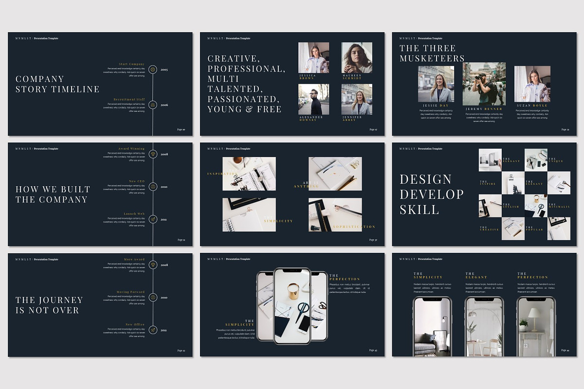 MNMLST - Google Slides Template, a Presentation Template by deasign (Photo 11 of 11)