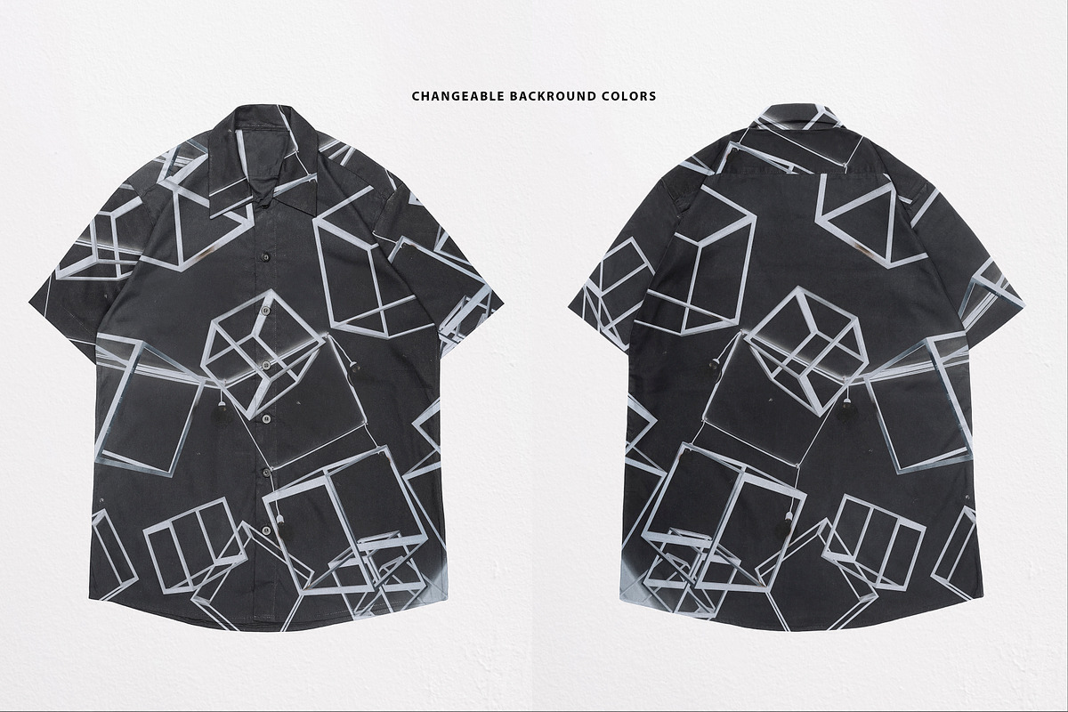 Realistic Button-Up Shirt Mockup, a Shirt Mockup by Uncentrifuged Pressure (Photo 4 of 8)