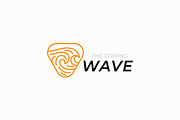 Wave Logo Concept Business Sports, a Branding & Logo Template by Signatoro (Thumbnail 1 of 2)