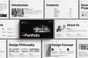 Architecture Portfolio Presentation, a Presentation Template by E-Type (Thumbnail 1 of 6)