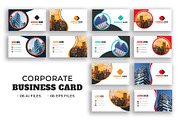 Corporate Business Card Template, a Business Card Template by nandinigraphics (Thumbnail 1 of 3)