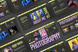 Photography Portfolio Presentation, a Presentation Template by MightyDesign