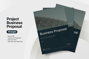 Project Business Proposal Template, a Brochure Template by TMint Play