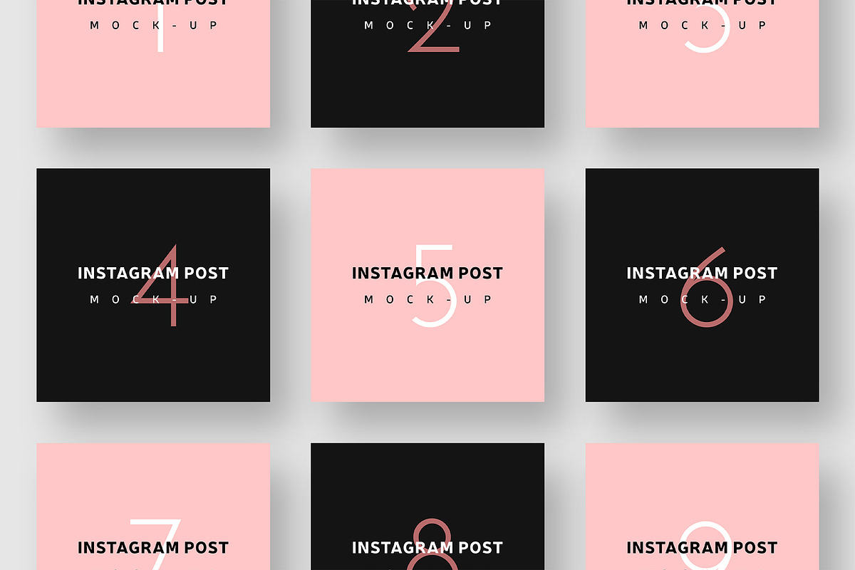 Instagram Post Mockups, a Product Mockup by Cooledition (Photo 6 of 16)