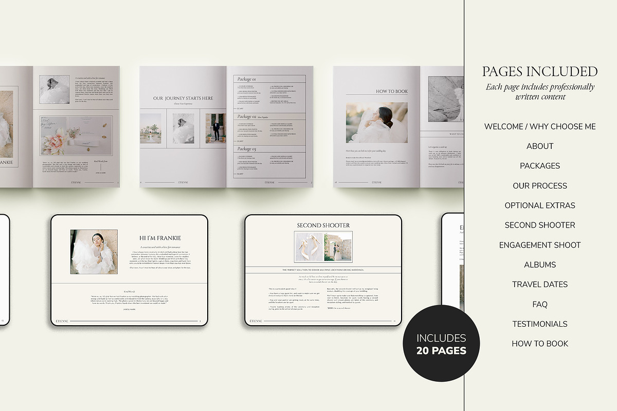 Minimal | Photo Price Guide Canva, a Templates & Theme by Studio Leelou (Photo 2 of 9)