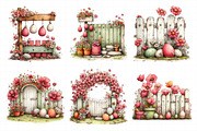 Whimsical Easter Eggs Fence Clipart, an Illustration by Daily.Designs (Thumbnail 6 of 7)