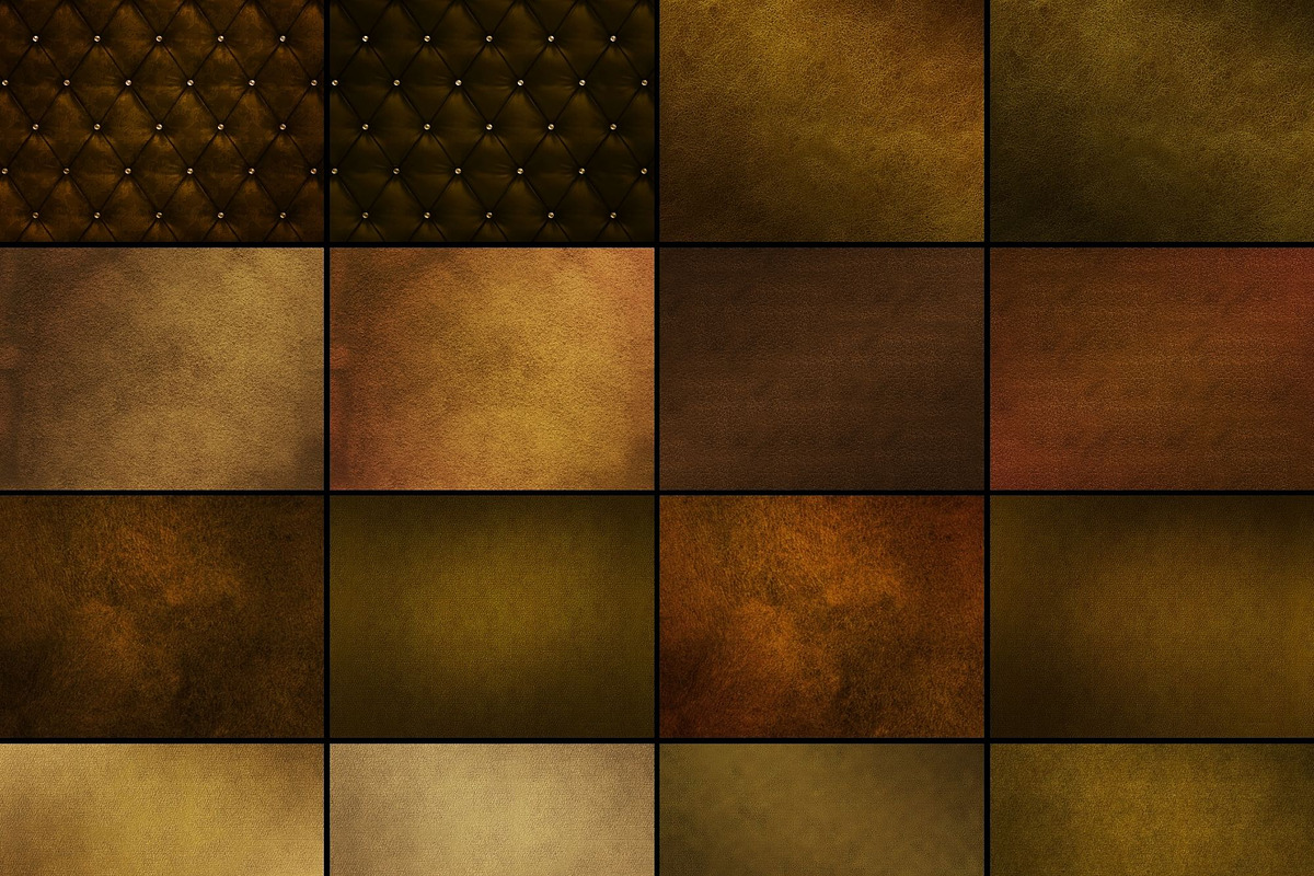 Golden Leather Digital Papers, an Illustration by Kandace Lalo Designs (Photo 3 of 3)