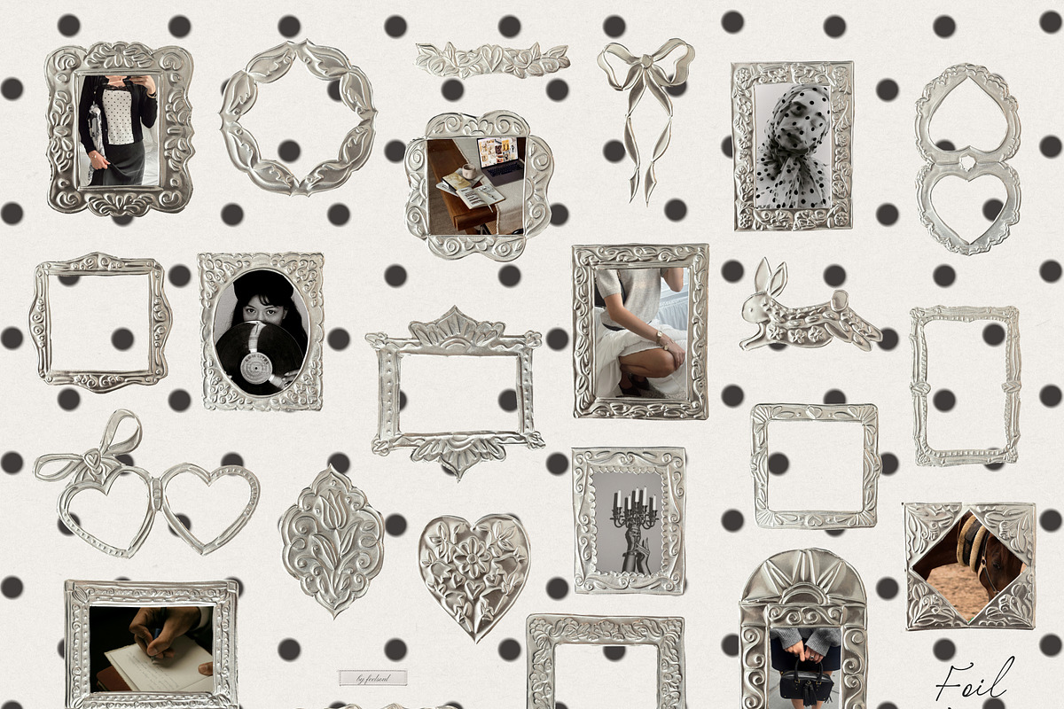 250+ Romantic Chic Collage Pack, an Object Graphic by Feelsoul (Photo 7 of 11)