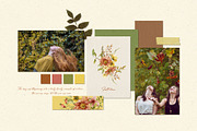 Fall time - watercolor collection, a Decorative Illustration by long summer (Thumbnail 4 of 11)