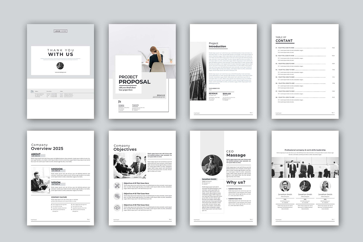 Project Proposal - Canva, a Brochure Template by obayes (Photo 3 of 21)