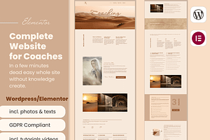 Wordpress / Elementor Website - Nude