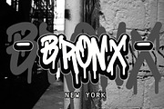 BOMBING GANG GRAFFITI BOLD FONT, a Blackletter Font by fluffyartstudio (Thumbnail 3 of 4)