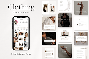 65 Fashion Post Templates Canva