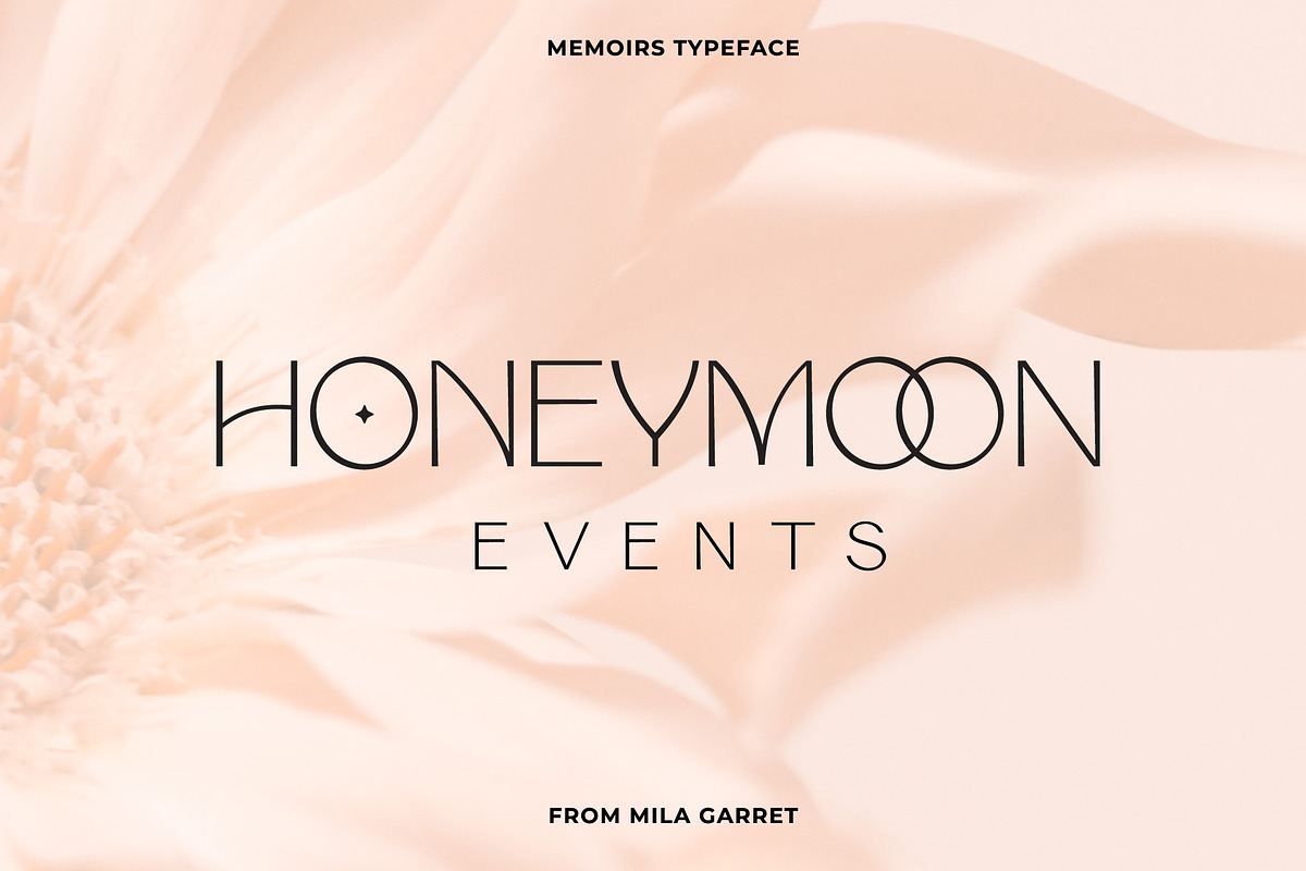 Memoirs Sans Modern Logo Font, a Sans Serif Font by Mila Garret (Photo 6 of 15)