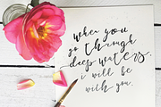 ArrowScript Font & Watercolor Bonus, a Script Font by WeLivedHappilyEverAfter (Thumbnail 7 of 8)