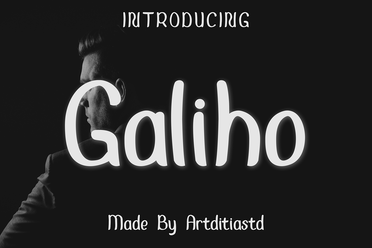 Galiho font, a Sans Serif Font by artditiastd (Photo 1 of 3)