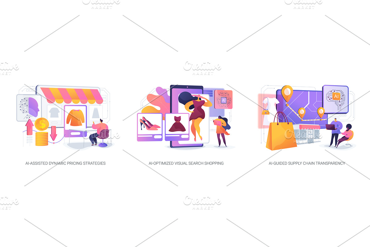 AI Tools for Retail Success abstract, a Technology Illustration by Visual Generation