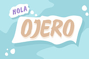 Ojero -  Retro Brush Font, a Font by dexsarharryfonts (Thumbnail 1 of 10)