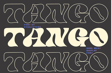 Soul West Display Serif, a Symbol Font by etigletters