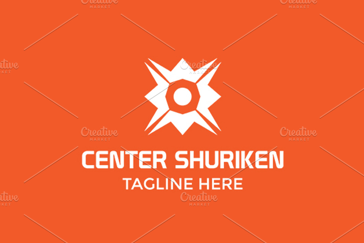 Center Shuriken Logo Template, a Branding & Logo Template by Naistudio (Photo 3 of 3)