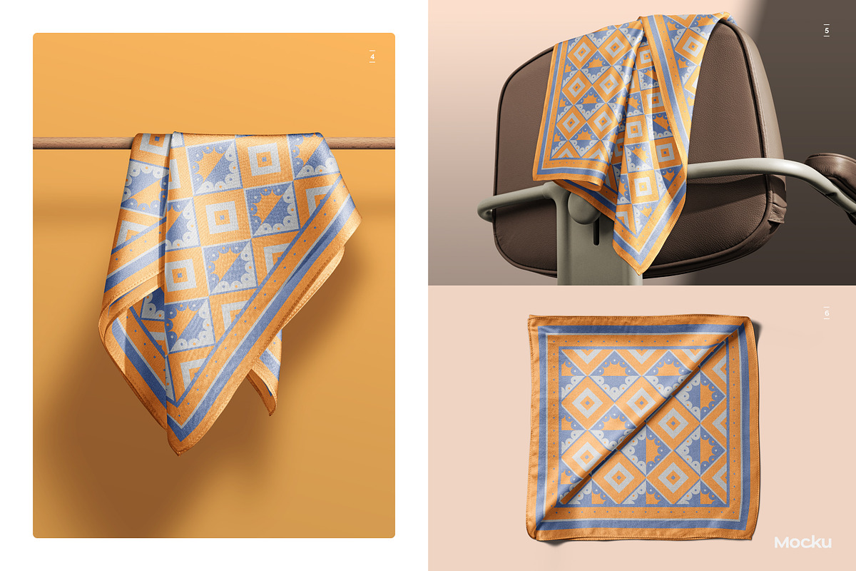 Scarf Mockup - Megapack, an Apparel Mockup by Mocku (Photo 3 of 11)