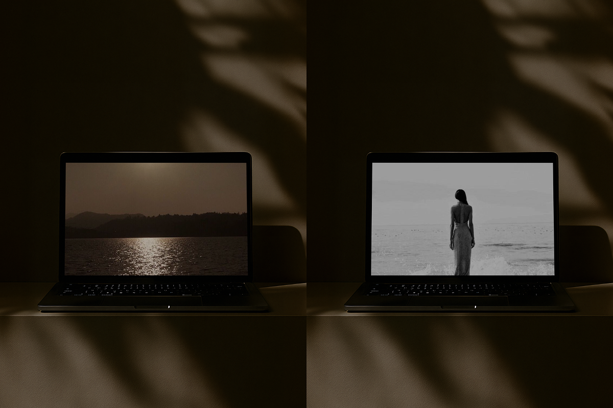 Dark Laptop Mockup | Canva + PSD, a Mac Mockup by The Ethical Agency (Photo 1 of 3)