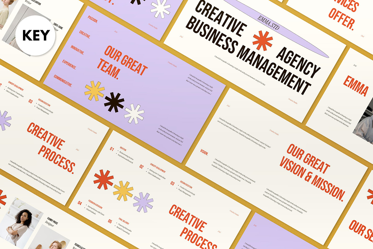 Purple Business Management Keynote, a Presentation Template by graphicook (Photo 1 of 10)