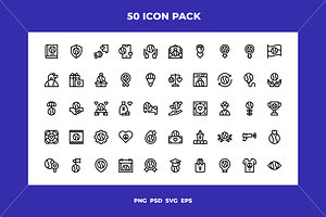 World love icons, an Outline Icon by Wencory