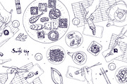 Sushi, hand drawn bundle, a Food Illustration by Good Studio (Thumbnail 3 of 32)
