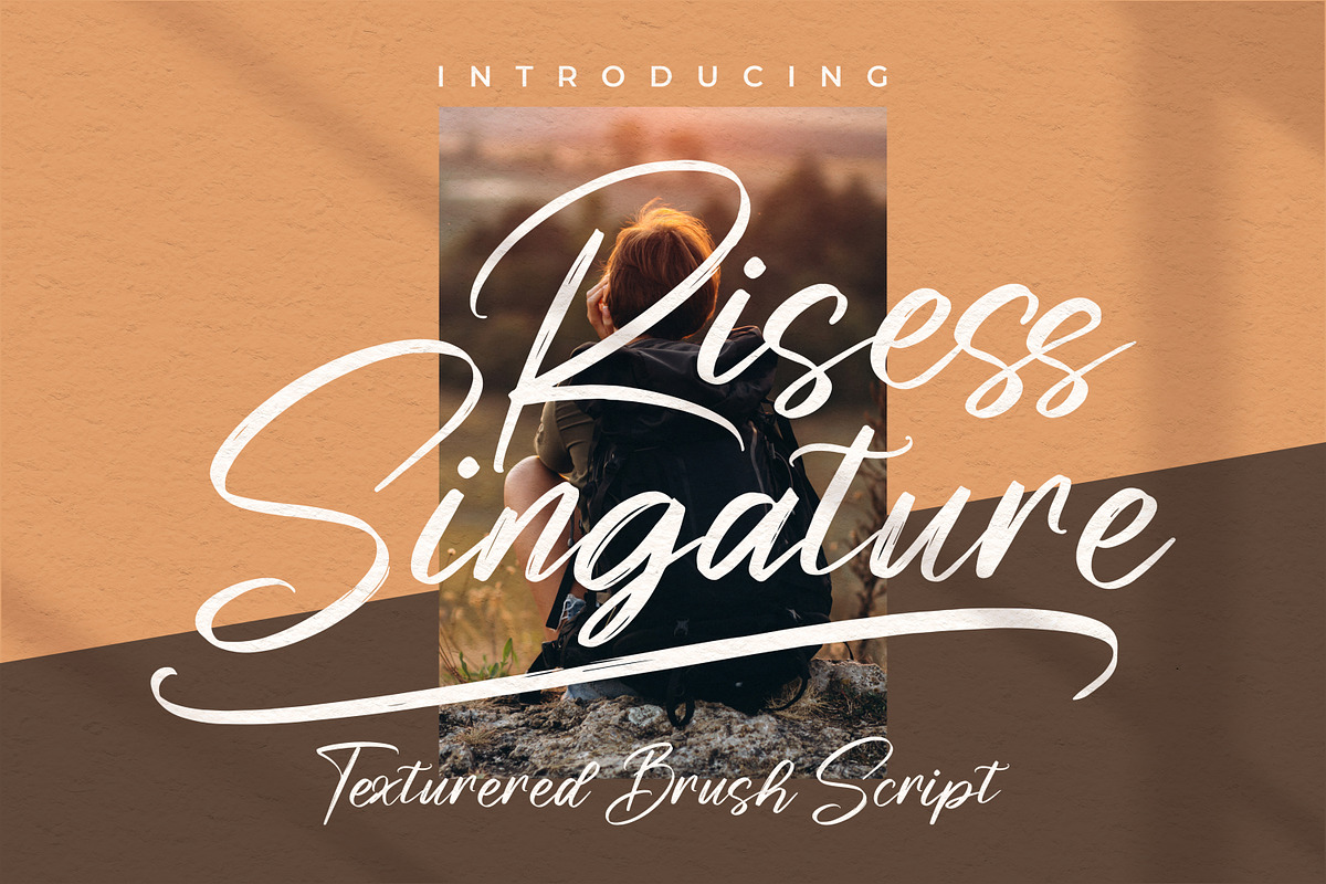 Risess Singature, a Script Font by Integritype Studio (Photo 1 of 7)